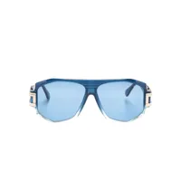 cazal lunettes de soleil à monture en d - bleu