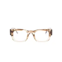 thierry lasry lunettes de vue loyalty à monture carrée - tons neutres