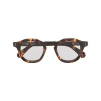 peter & may walk lunettes de soleil solarsun à effet écaille de tortue - marron