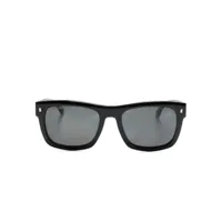 dsquared2 eyewear lunettes de soleil à clip solaire - noir