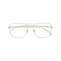 eyewear by david beckham lunettes de vue loj à monture transparente - or
