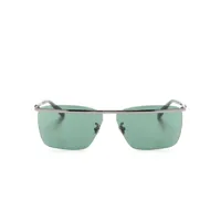 moncler eyewear lunettes de soleil niveler à monture carrée - gris