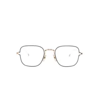thom browne eyewear lunettes de vue à monture carrée - bleu