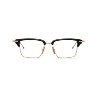 thom browne eyewear lunettes de vue à monture d'inspiration wayfarer - noir