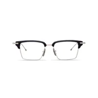 thom browne eyewear lunettes de vue à monture d'inspiration wayfarer - bleu