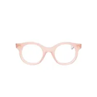 cutler & gross lunettes de vue à monture pantos - rose