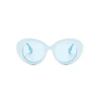 burberry eyewear lunettes de soleil lola à monture papillon - bleu