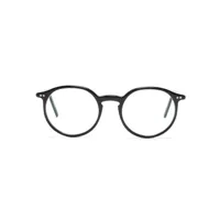 lunor lunettes de vue à monture ronde - noir