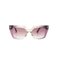 tom ford eyewear lunettes de soleil à effet dégradé - violet