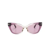 tom ford eyewear lunette de soleil à monture papillon - violet