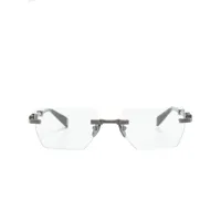 balmain eyewear lunettes de vue pierre à monture rectangulaire - noir
