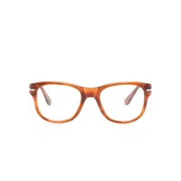 persol lunettes de vue 3312v à monture carrée - orange