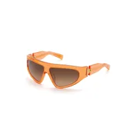 balmain eyewear lunettes de soleil b-escape à verres teintés - orange
