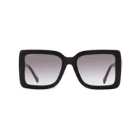 mcm lunettes de soleil 711s à monture rectangulaire - noir