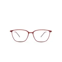 orgreen lunettes de vue across the universe à monture rectangulaire - rouge