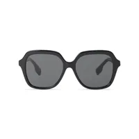 burberry lunettes de soleil carrées à monture oversize - noir