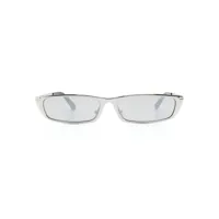 tom ford eyewear lunettes de soleil everett à monture carrée - argent