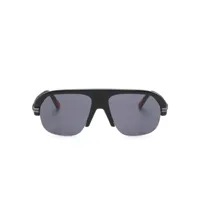 moncler eyewear lunettes de soleil à monture pilote - noir