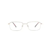 giorgio armani lunettes de vue à monture rectangulaire matte