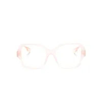 burberry eyewear lunettes de vue à monture oversize - rose