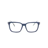 burberry eyewear lunettes de vue ellis à monture rectangulaire - bleu