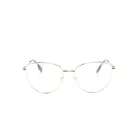 burberry eyewear lunettes de vue virginia à logo gravé - or