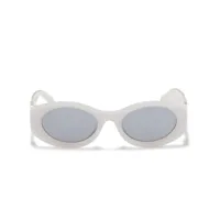 ambush lunettes de soleil gogelen à monture ovale - bleu