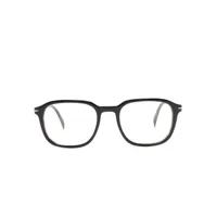 eyewear by david beckham lunettes de vue à monture rectangulaire - noir