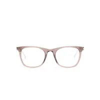 saint laurent eyewear lunettes de vue à monture carrée transparente - violet
