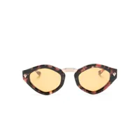 t henri eyewear lunettes de soleil hydra à monture ovale - rose