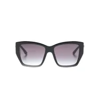 bvlgari lunettes de soleil carrées à effet dégradé - noir