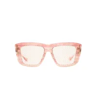 dita eyewear lunettes de soleil à monture rectangulaire - rose