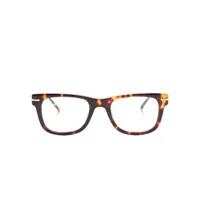 linda farrow lunettes de vue portico à monture carrée - marron