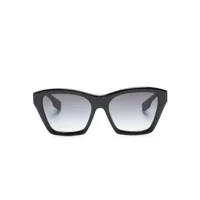 burberry eyewear lunettes de soleil carrées à détail de clous - noir