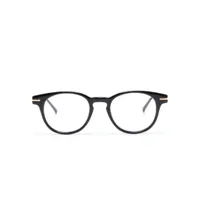 linda farrow lunettes de vue bay à monture ronde - noir