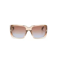 tom ford eyewear lunettes de soleil ryder 02 à monture carrée - rose