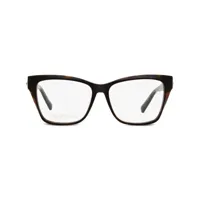 swarovski lunettes de vue 5468 à monture carrée - marron