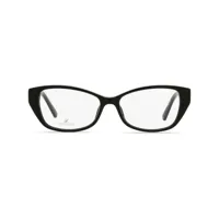 swarovski lunettes de vue 5391 à monture rectangulaire - noir