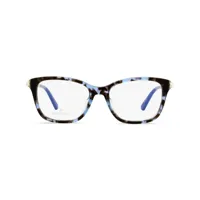 swarovski lunettes de vue 5350 à monture carrée - bleu