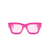 jacquemus lunettes de soleil à monture carrée - rose