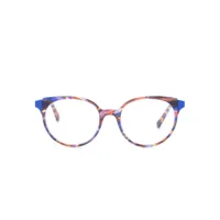 etnia barcelona lunettes de vue à monture ronde - bleu