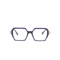 etnia barcelona lunettes de vue à monture géométrique - violet