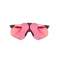 100% eyewear lunettes de soleil xs à monture couvrante - noir