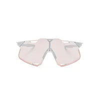 100% eyewear lunettes de soleil hiper à monture couvrante - gris