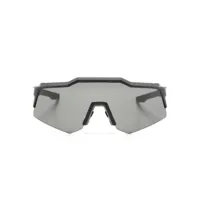 100% eyewear lunettes de soleil oversize speedcraft - noir