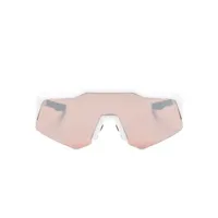 100% eyewear lunettes de soleil oversize speedcraft - blanc