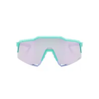 100% eyewear lunettes de soleil oversize speedcraft® - vert