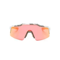 100% eyewear lunettes de soleil oversize speedcraft - gris