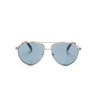 chopard eyewear lunettes de soleil à monture pilote - or