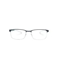 mykita lunettes de vue gerhard à monture rectangulaire - bleu